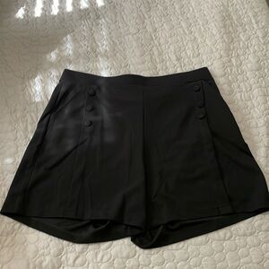Shorts with Button Accents